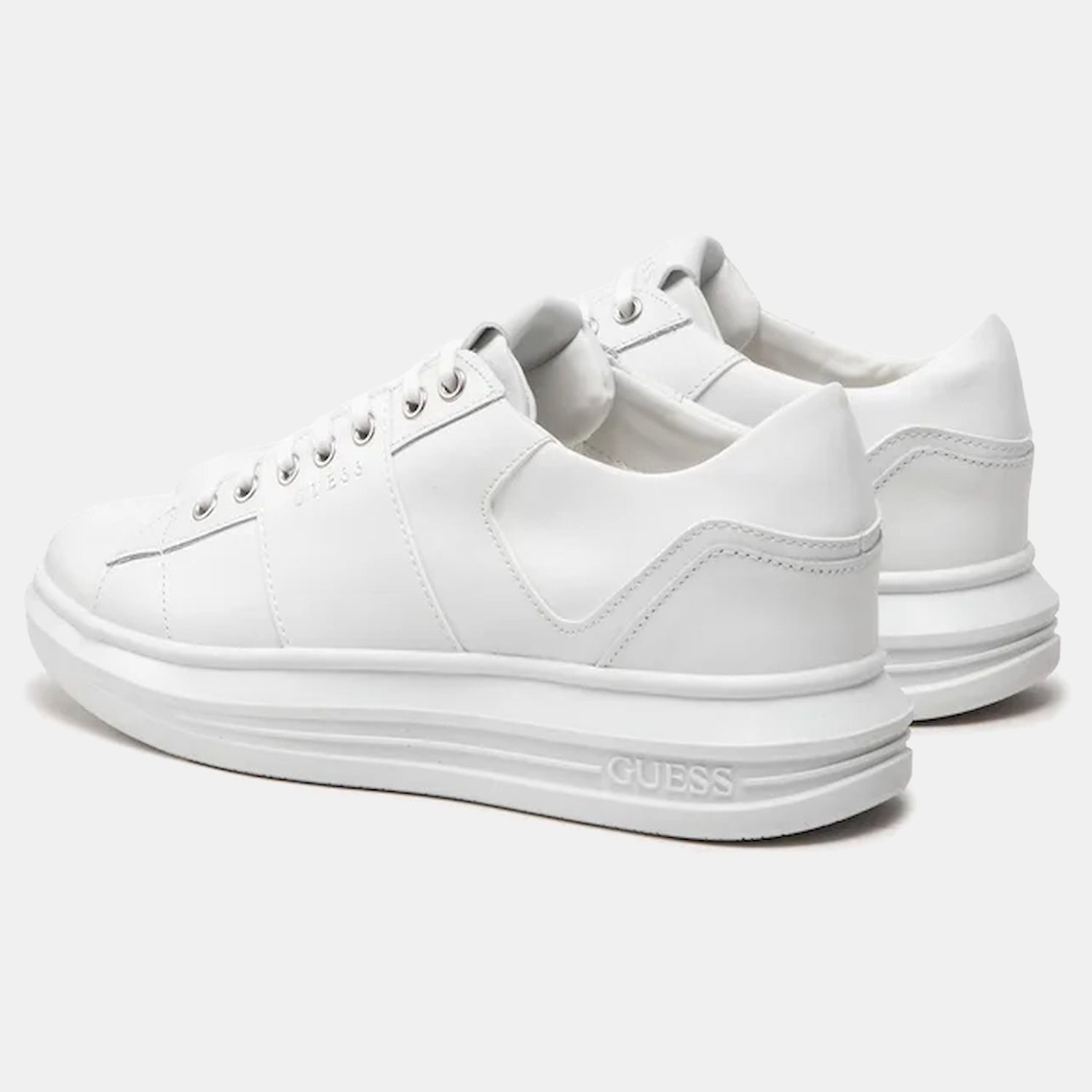Guess Sapatilhas Sneakers Shoes Fm7srn Lea12 White Whi Branco Branco_shot2