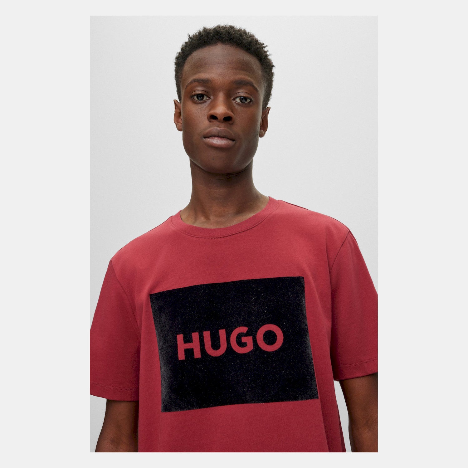 Hugo T Shirt Dulive V Red Vermelho_shot2