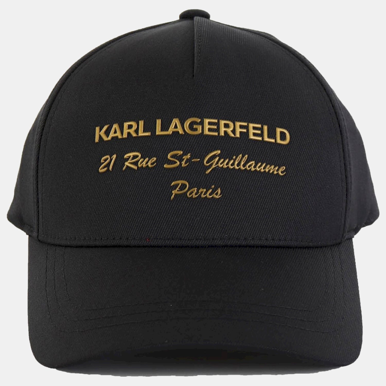 Karl Lagerfeld Cap Hat Kl805612 Blk Gold Preto Ouro_shot1