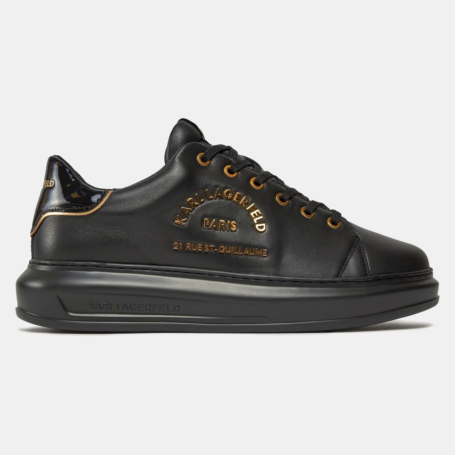 Karl Lagerfeld Sapatilhas Sneakers Shoes Kl52539 Triple Blk Preto_shot1
