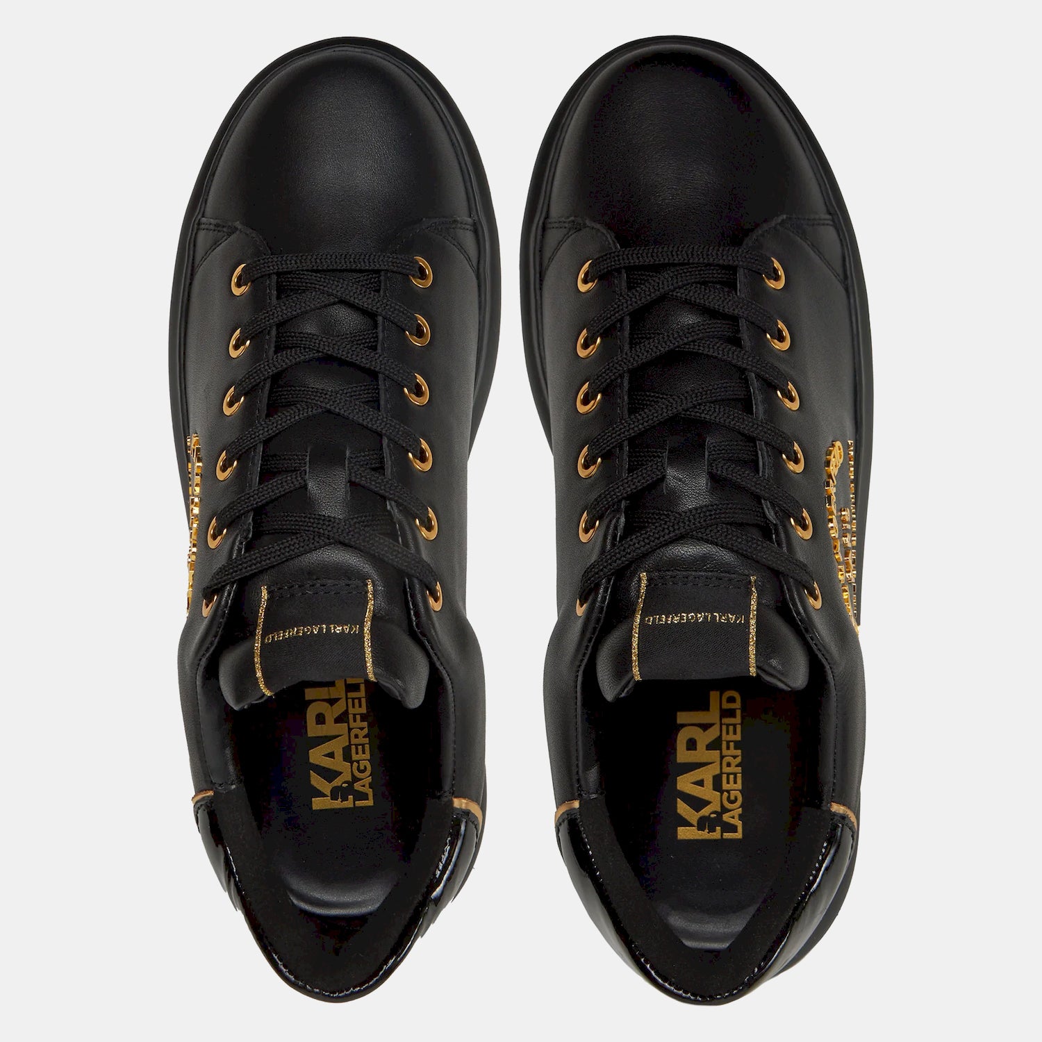 Karl Lagerfeld Sapatilhas Sneakers Shoes Kl52539 Triple Blk Preto_shot4
