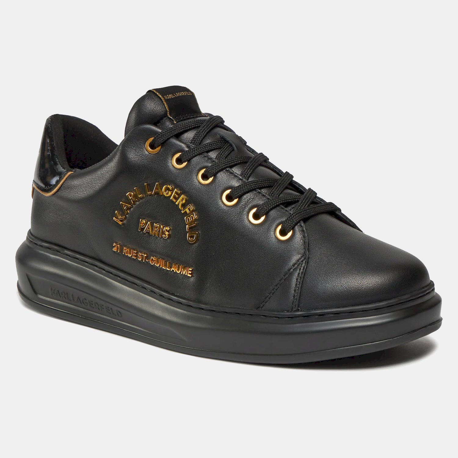 Karl Lagerfeld Sapatilhas Sneakers Shoes Kl52539 Triple Blk Preto_shot6