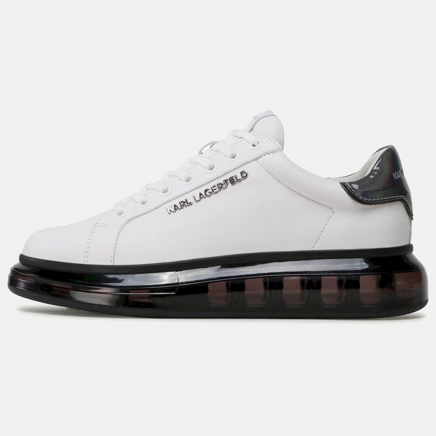 Karl Lagerfeld Sapatilhas Sneakers Shoes Kl52625 Whi Black Branco Preto_shot4