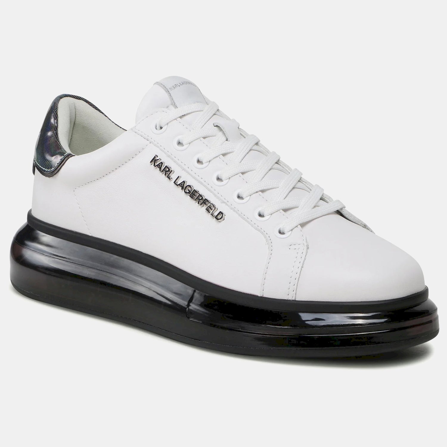 Karl Lagerfeld Sapatilhas Sneakers Shoes Kl52625 Whi Black Branco Preto_shot5
