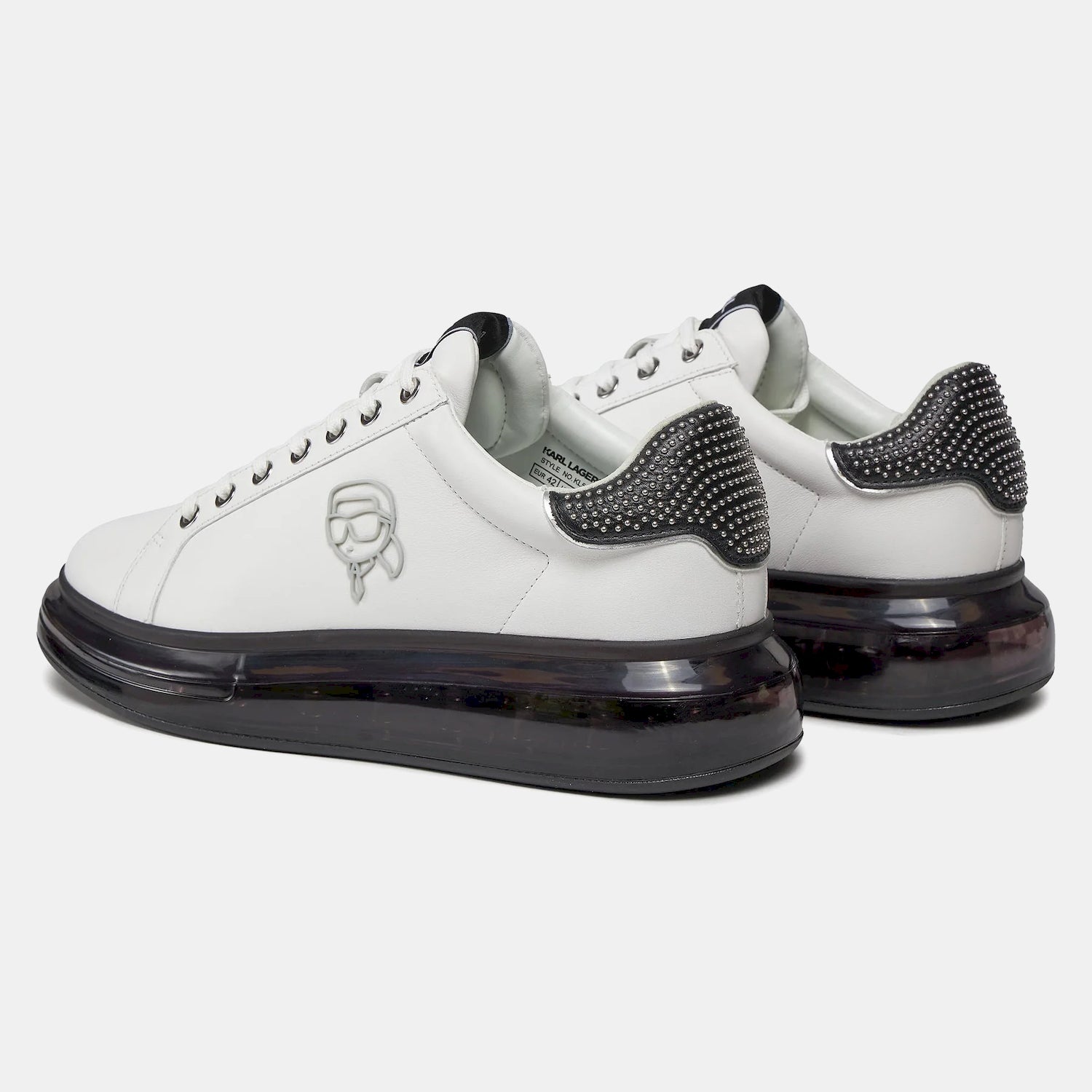 Karl Lagerfeld Sapatilhas Sneakers Shoes Kl52631n Whi Black Branco Preto_shot2