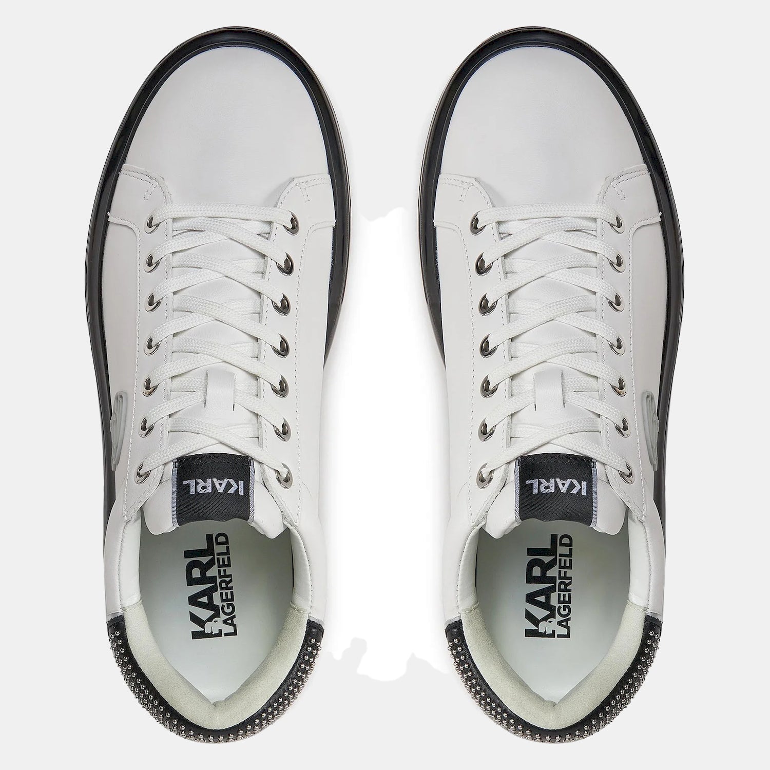 Karl Lagerfeld Sapatilhas Sneakers Shoes Kl52631n Whi Black Branco Preto_shot4
