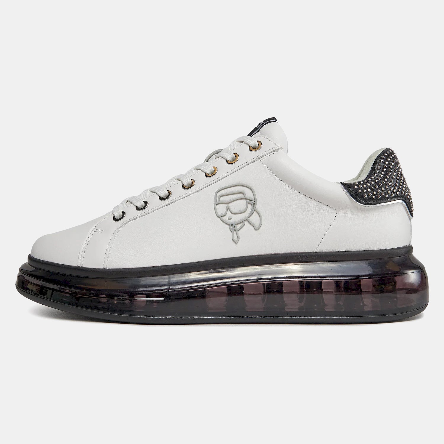 Karl Lagerfeld Sapatilhas Sneakers Shoes Kl52631n Whi Black Branco Preto_shot5