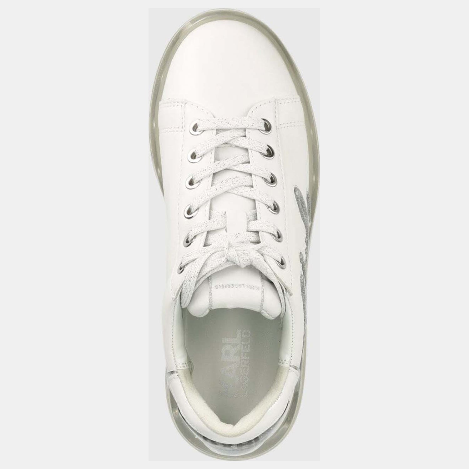Karl Lagerfeld Sapatilhas Sneakers Shoes Kl62610f Whi Silver Branco Prateado_shot4
