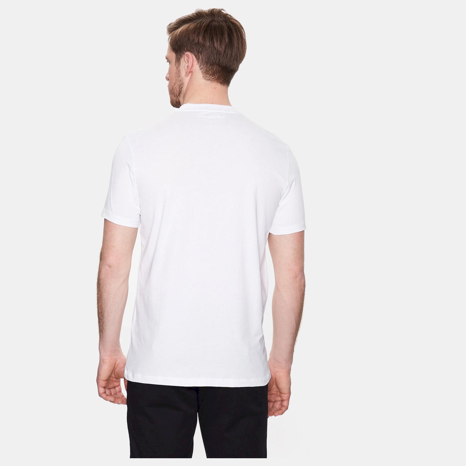 Karl Lagerfeld T Shirt Kl755035 White Branco_shot2