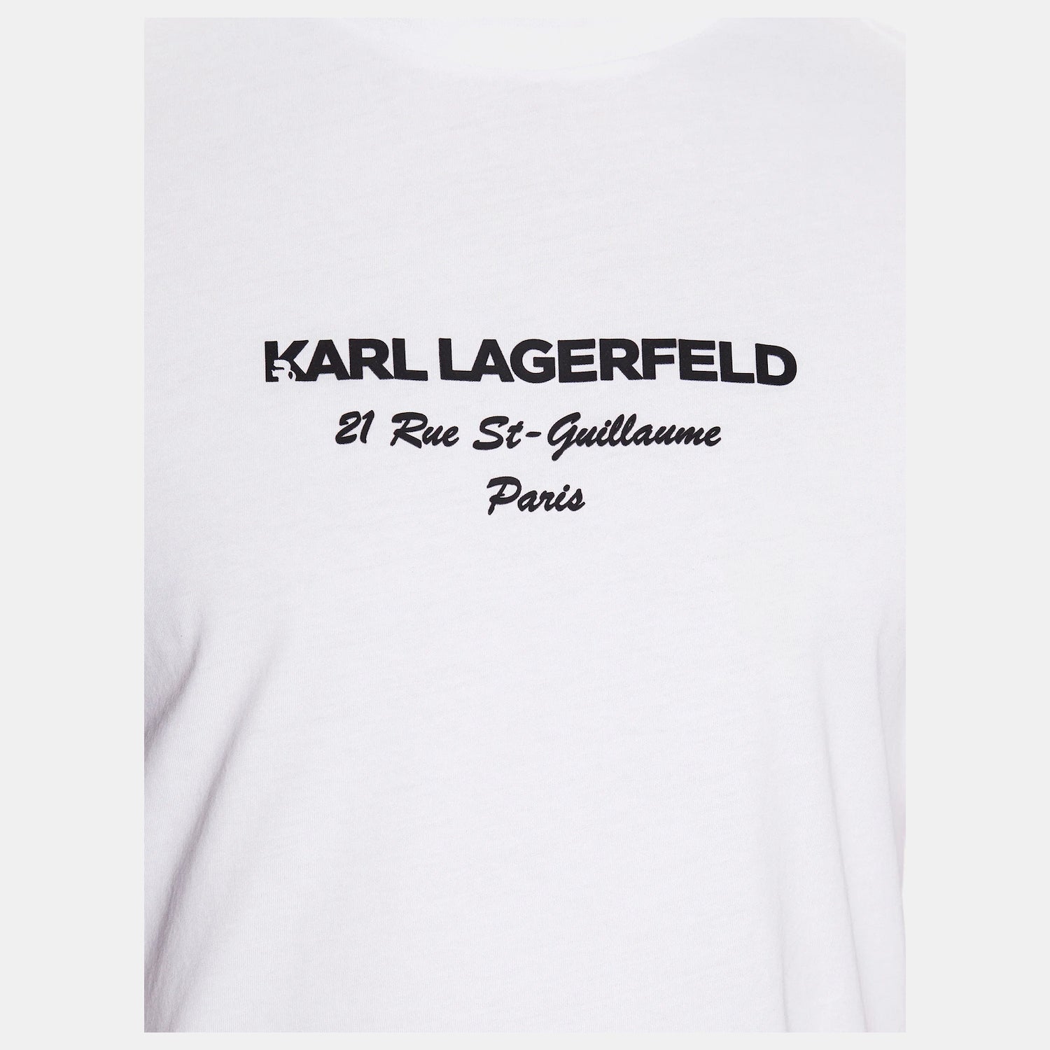 Karl Lagerfeld T Shirt Kl755035 White Branco_shot3