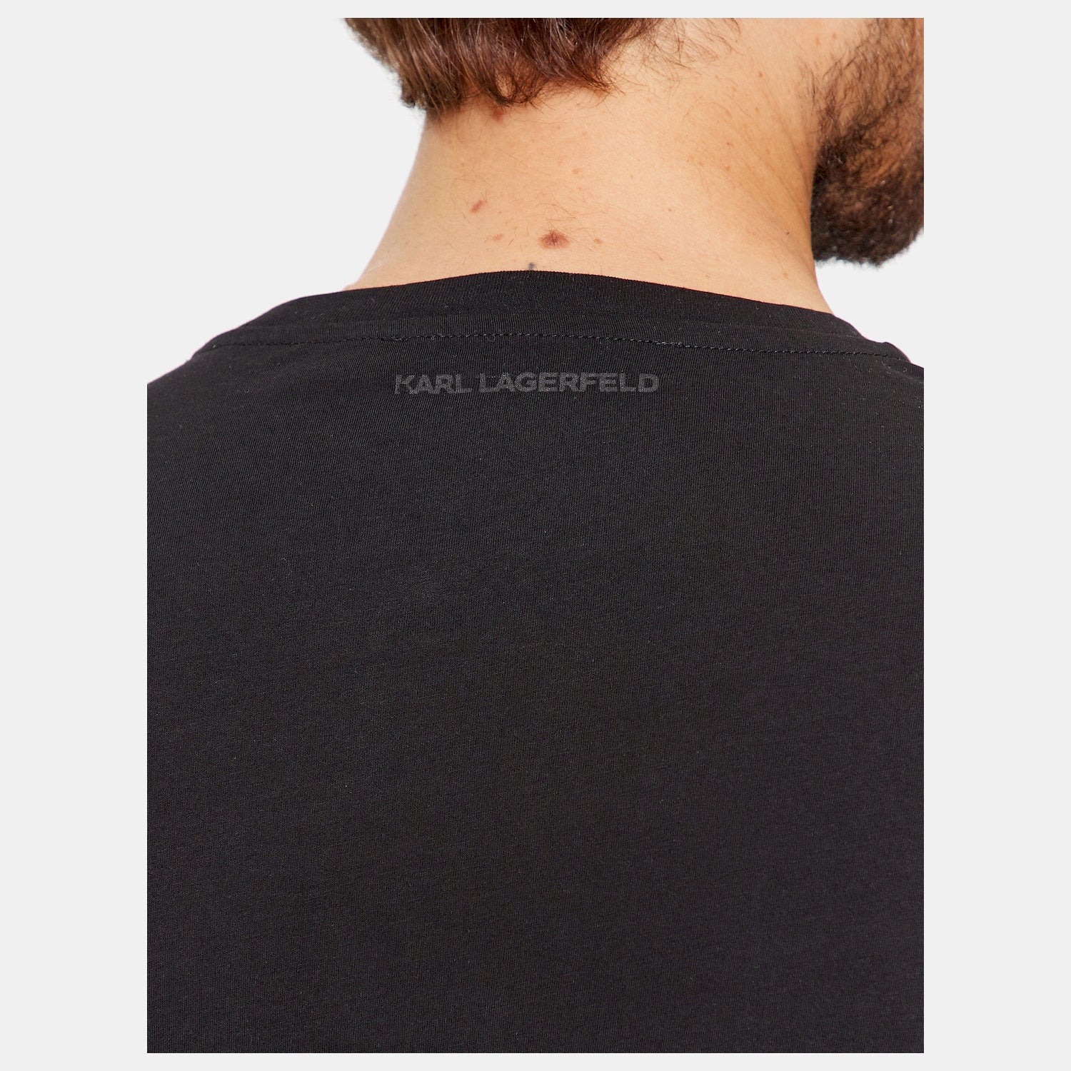 Karl Lagerfeld T Shirt Kl755071 Black Preto_shot3