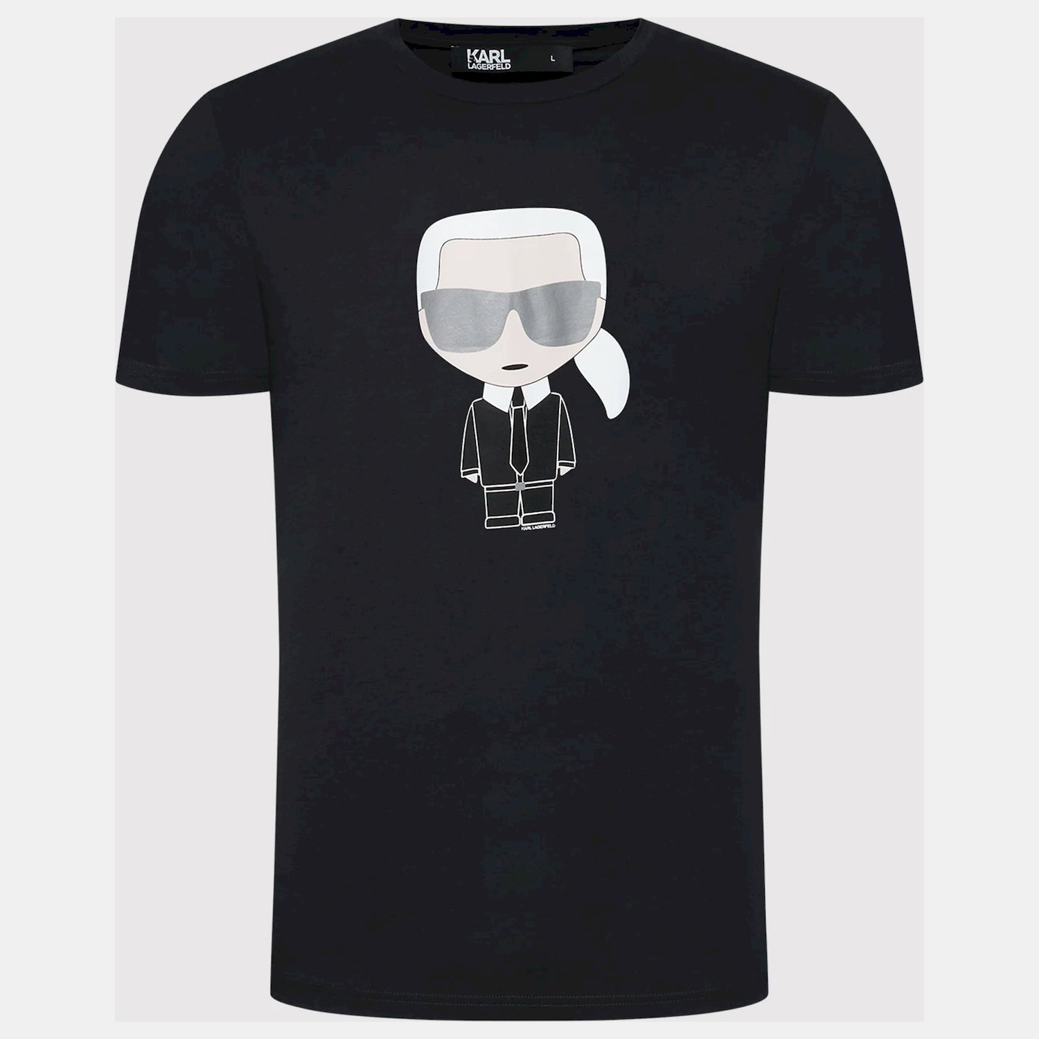 Karl Lagerfeld T Shirt Kl755071 Black Preto_shot4
