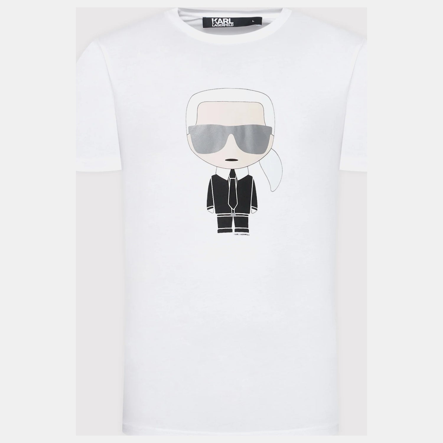 Karl Lagerfeld T Shirt Kl755071 White Branco_shot4