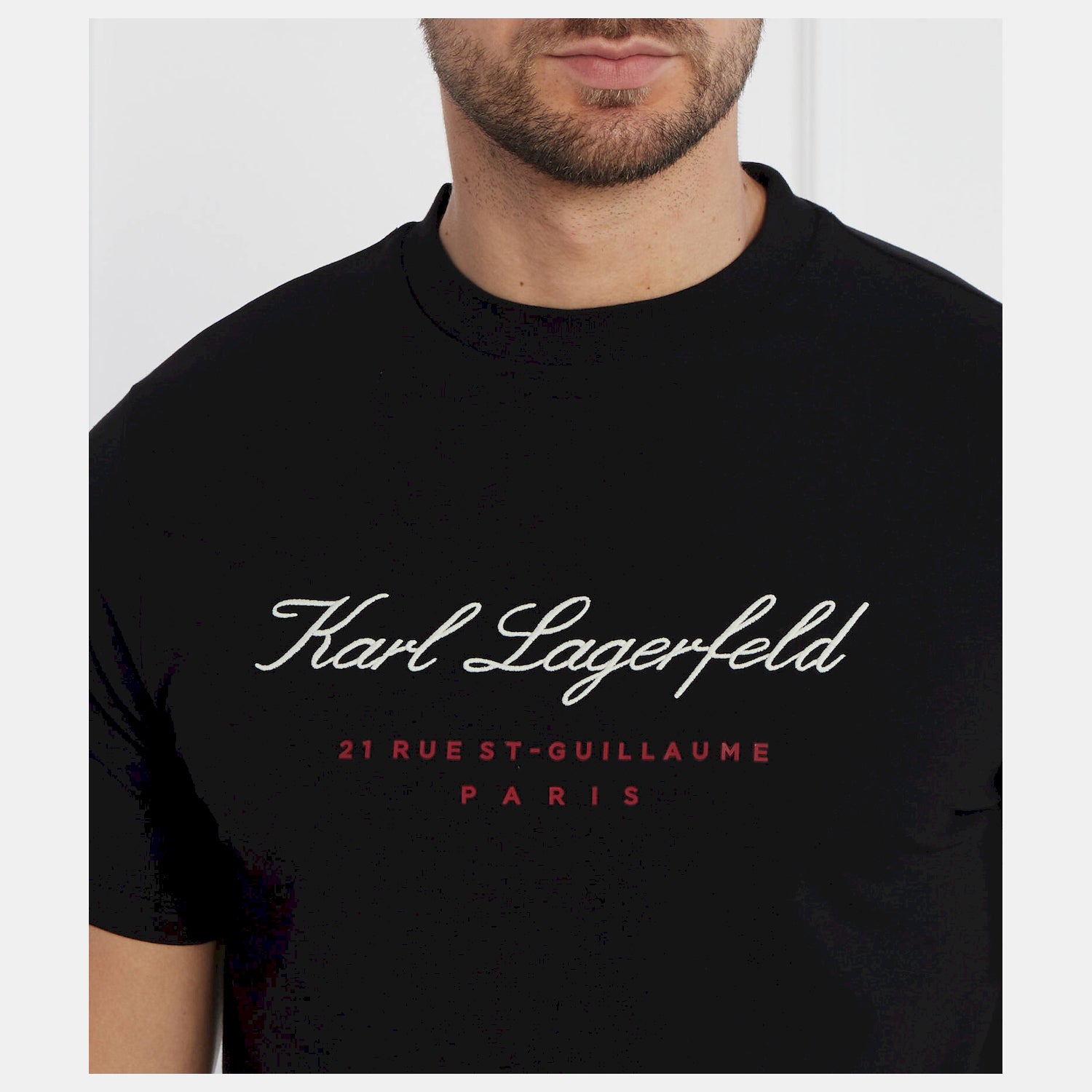 Karl Lagerfeld T Shirt Kl755422 Black Preto_shot3