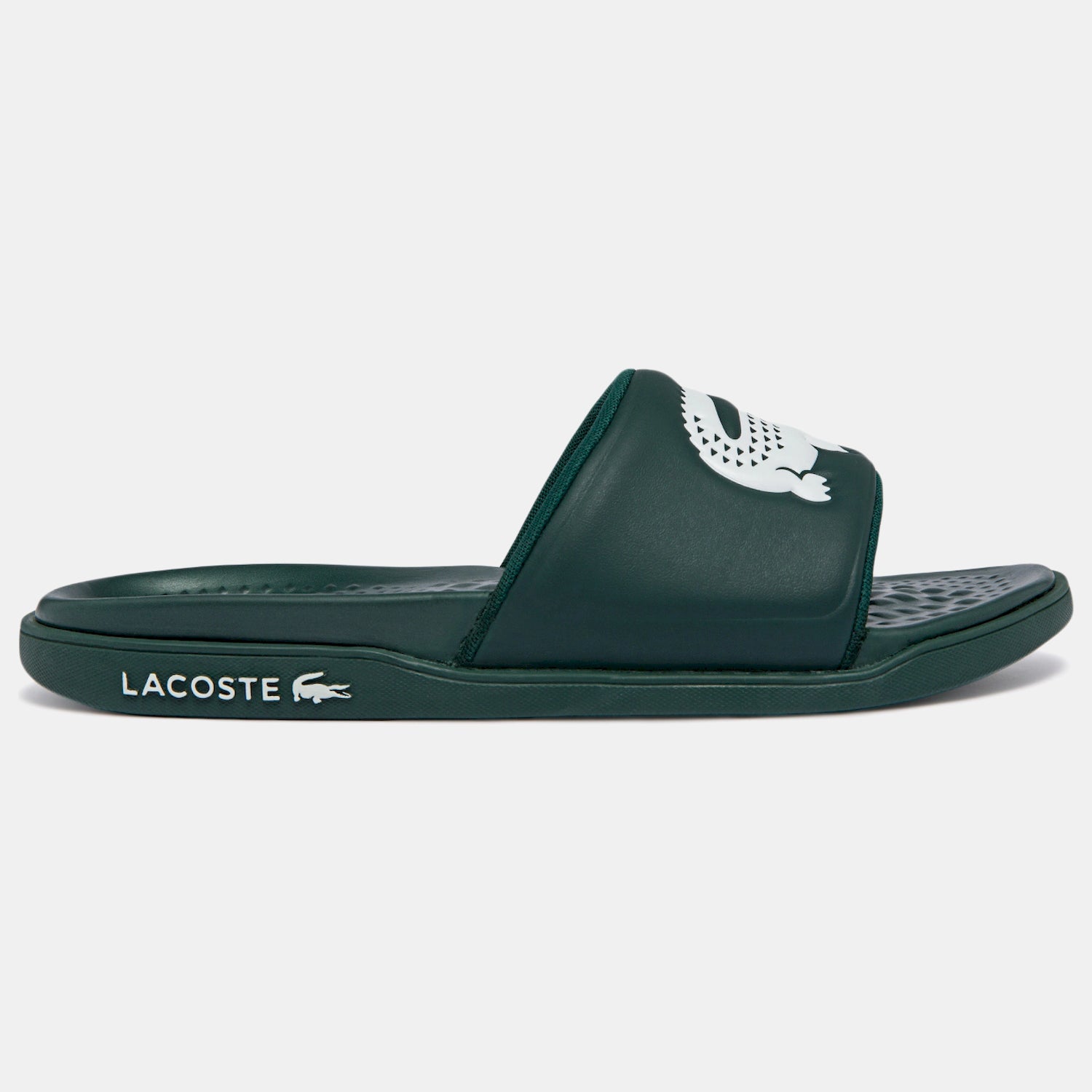 Lacoste Chinelos Slippers Croco Dualiste Green Whit Verde Branco_shot1