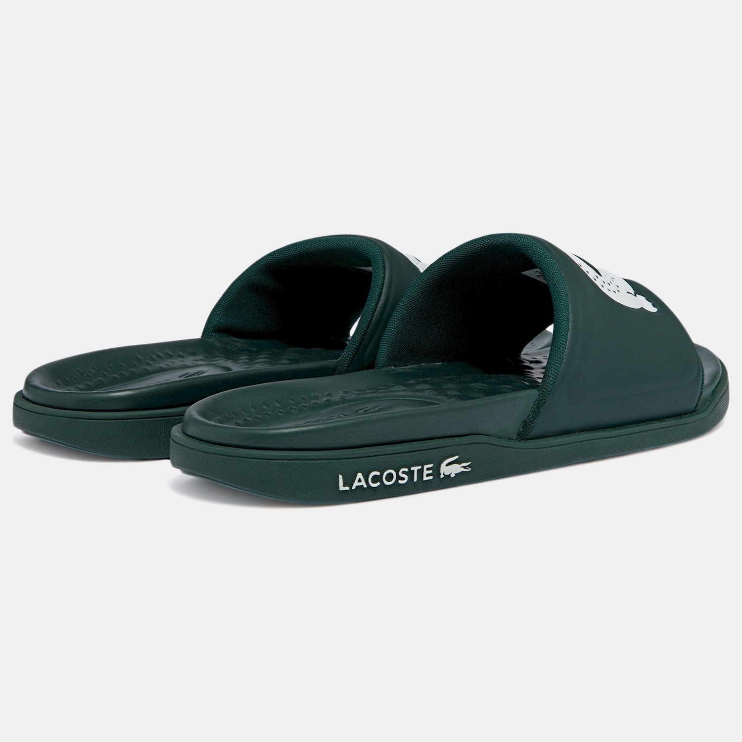 Lacoste Chinelos Slippers Croco Dualiste Green Whit Verde Branco_shot3