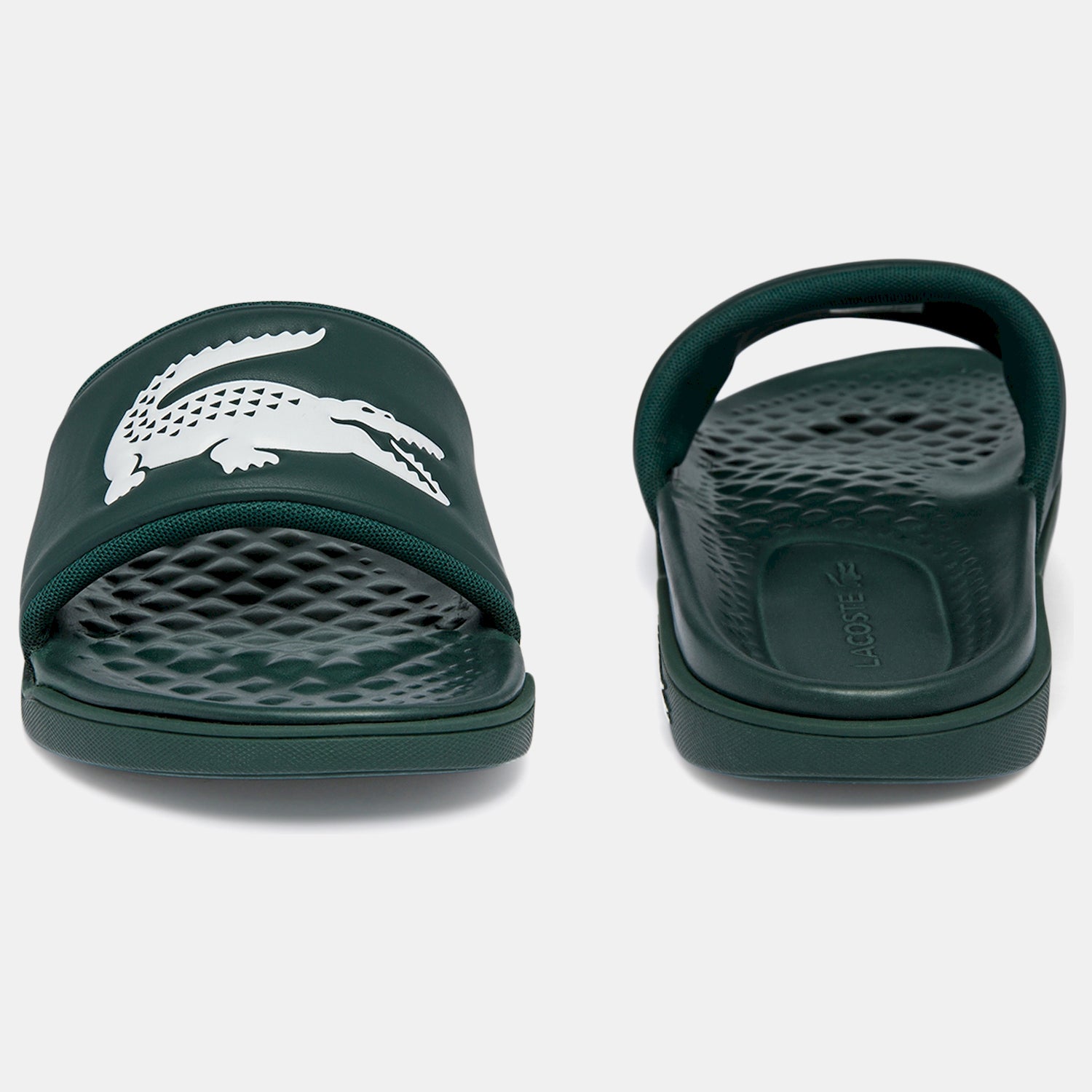 Lacoste Chinelos Slippers Croco Dualiste Green Whit Verde Branco_shot5