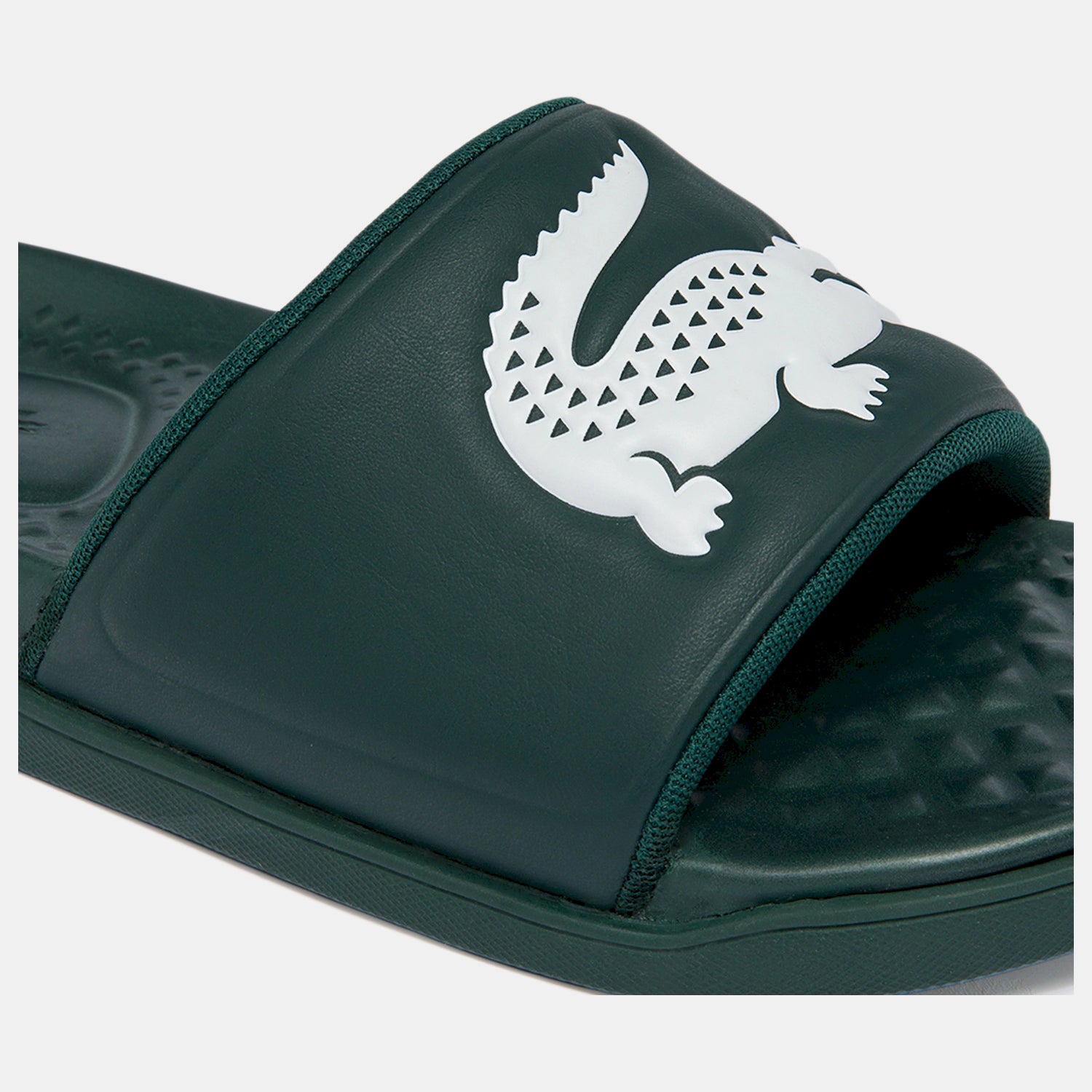 Lacoste Chinelos Slippers Croco Dualiste Green Whit Verde Branco_shot6