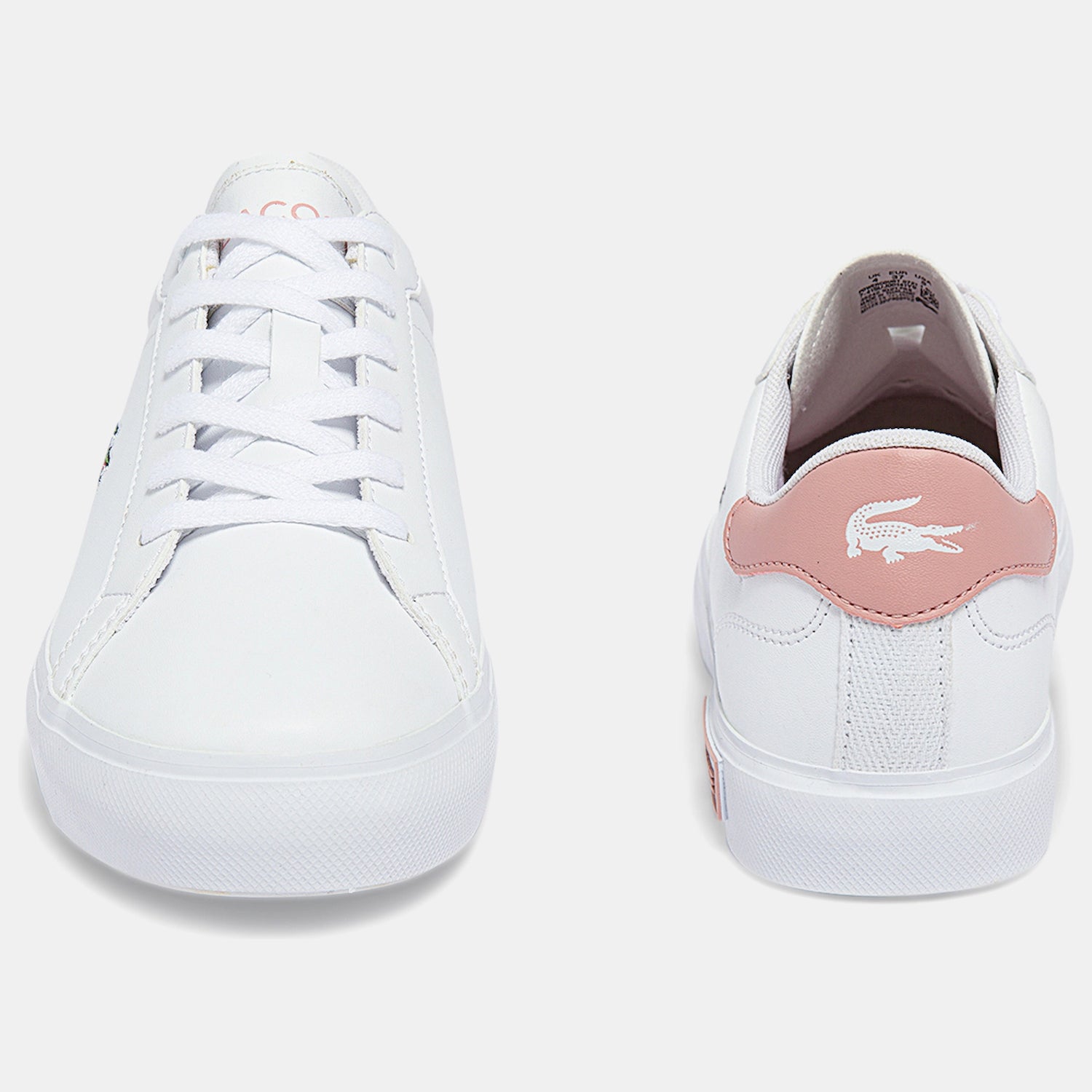 Lacoste Sapatilhas Sneakers Shoes  J Powercourt Whi Pink Branco Rosa_shot5