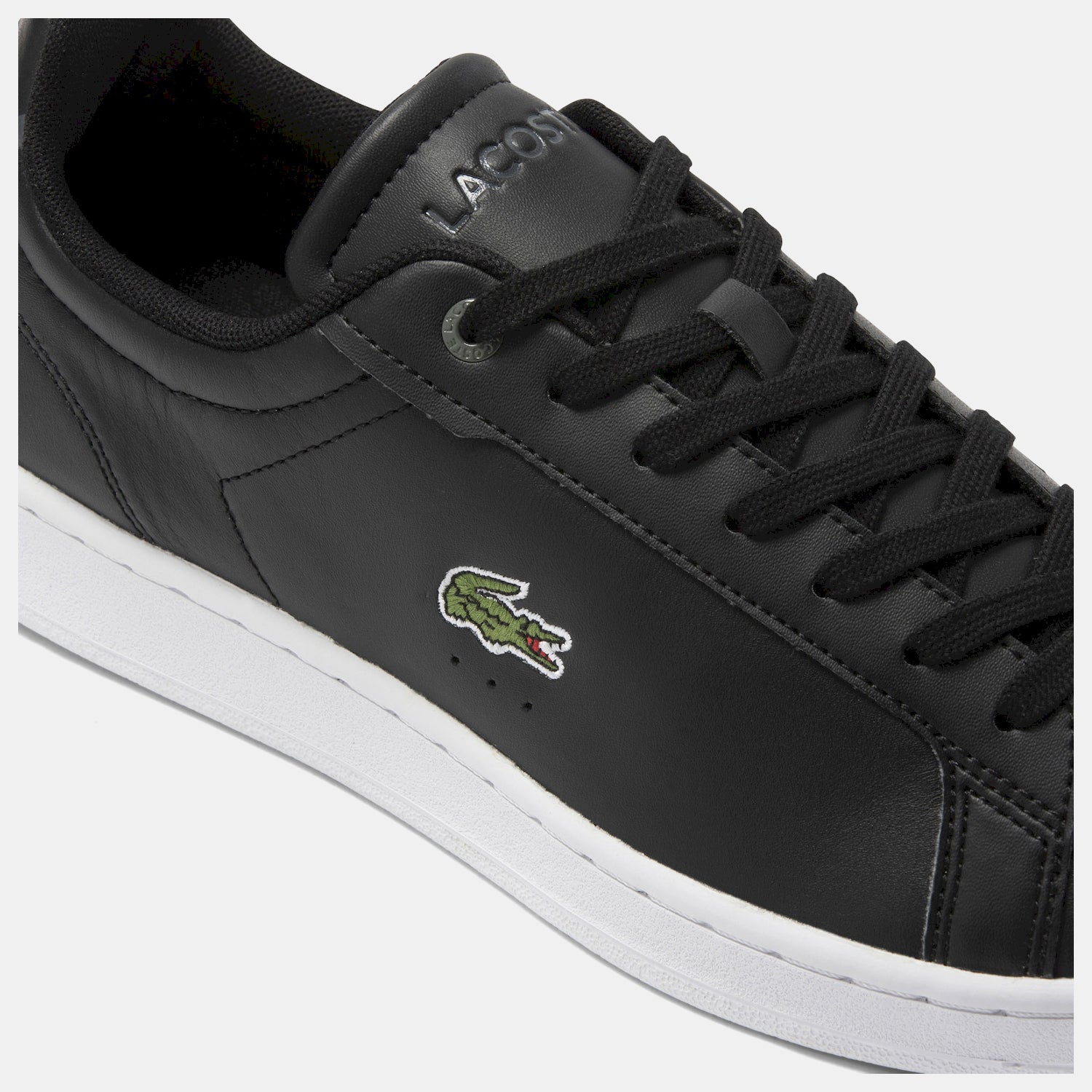 Lacoste Sapatilhas Sneakers Shoes Carnaby Pro Blk White Preto Branco_shot6