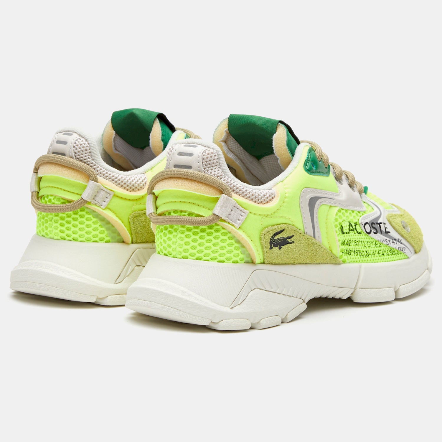 Lacoste Sapatilhas Sneakers Shoes L003 Yellow Whi Amarelo Branco_shot3