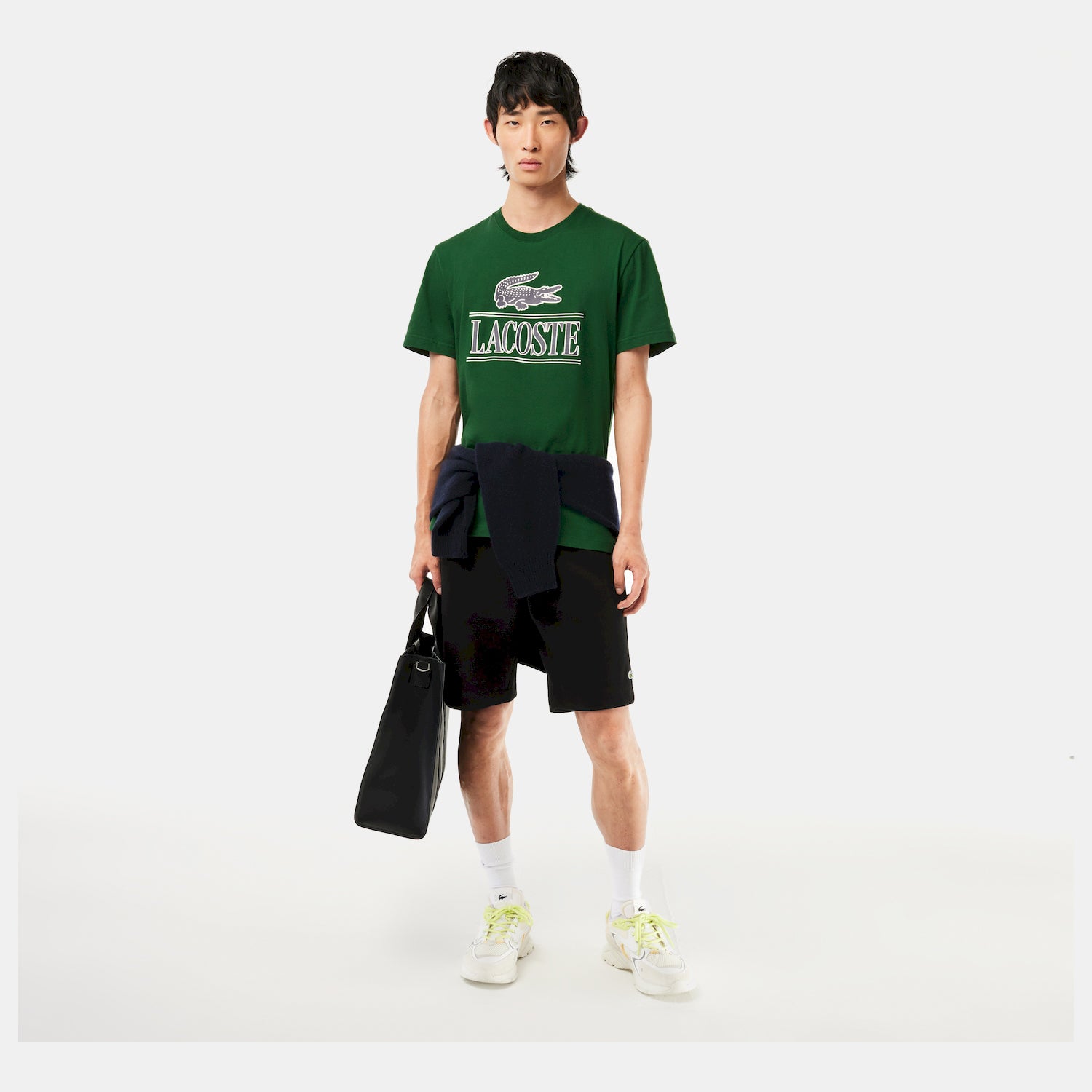 Lacoste T Shirt Th1218 Green Verde_shot3