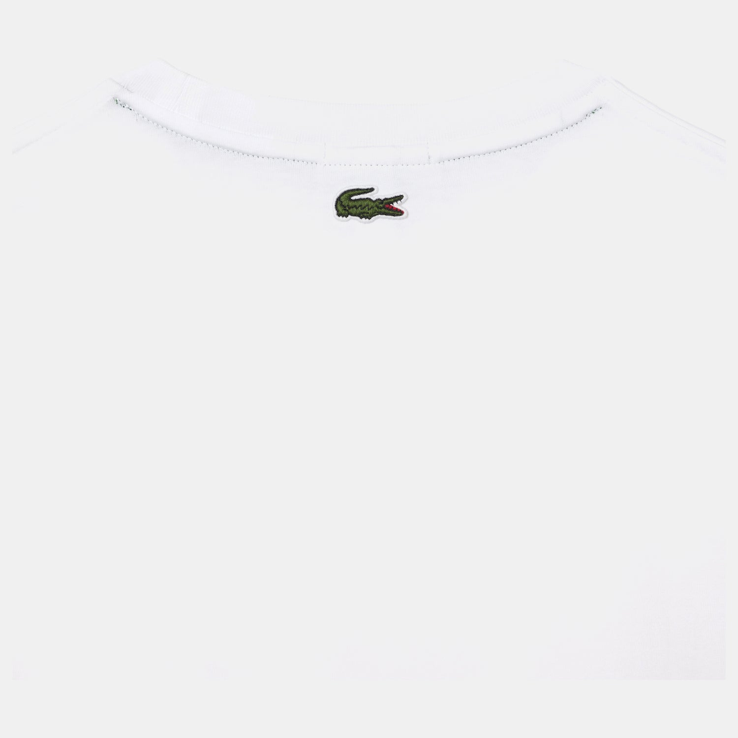 Lacoste T Shirt Th1218 White Branco_shot2