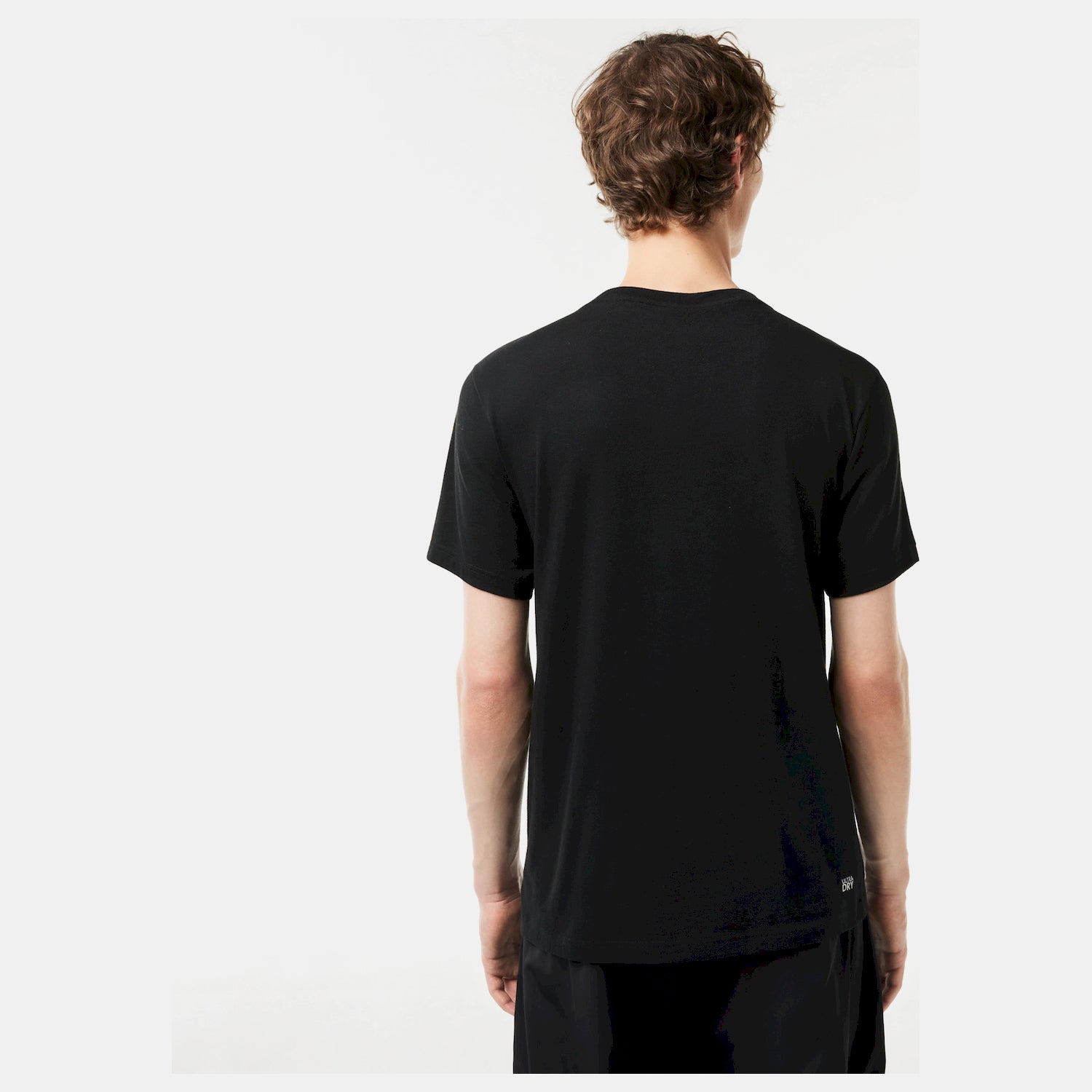Lacoste T Shirt Th1801 Black Preto_shot3