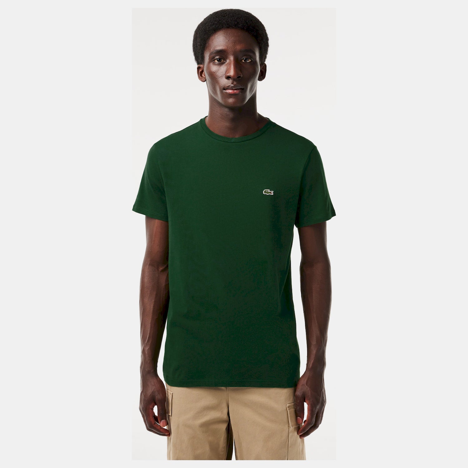 Lacoste T Shirt Th2038 Green Verde_shot1