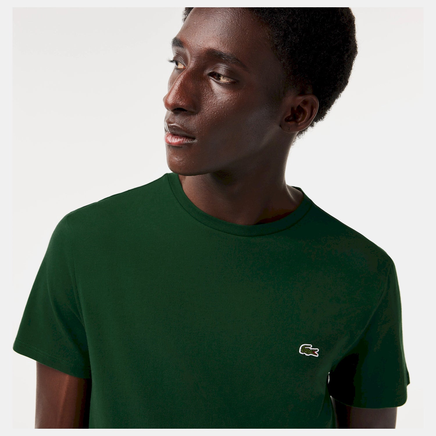 Lacoste T Shirt Th2038 Green Verde_shot2