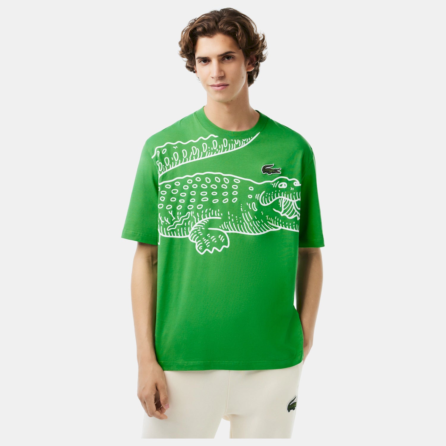 Lacoste T Shirt Th5511 Green Verde_shot1