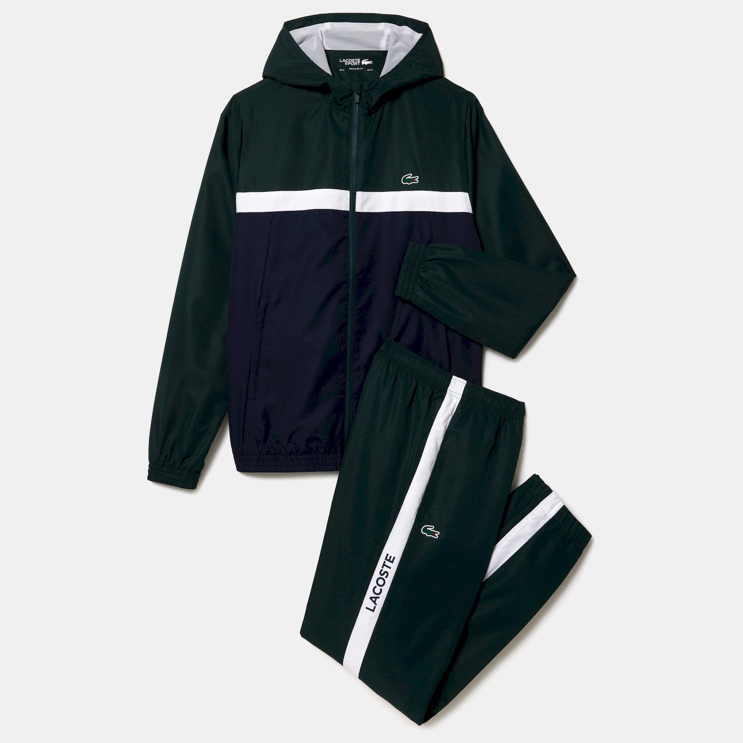Lacoste Tracksuit Wh1793 Green Navy Verde Navy_shot2