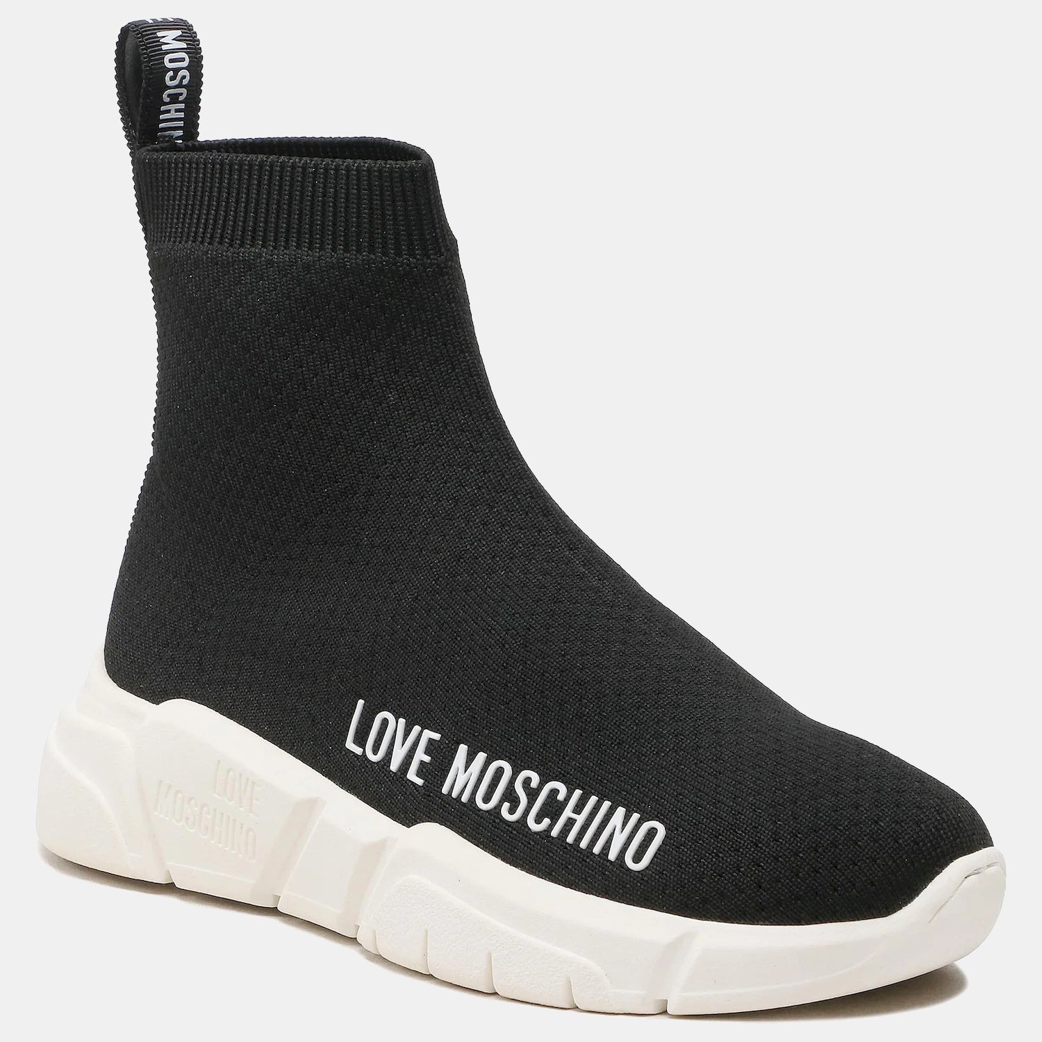 Moschino Sapatilhas Bota Sneakers Boots Ja15343g Black Preto_shot5
