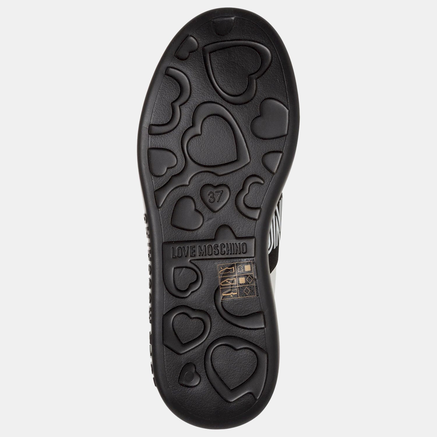 Moschino Sapatilhas Sneakers Shoes Ja15104 Whi Black Branco Preto_shot1