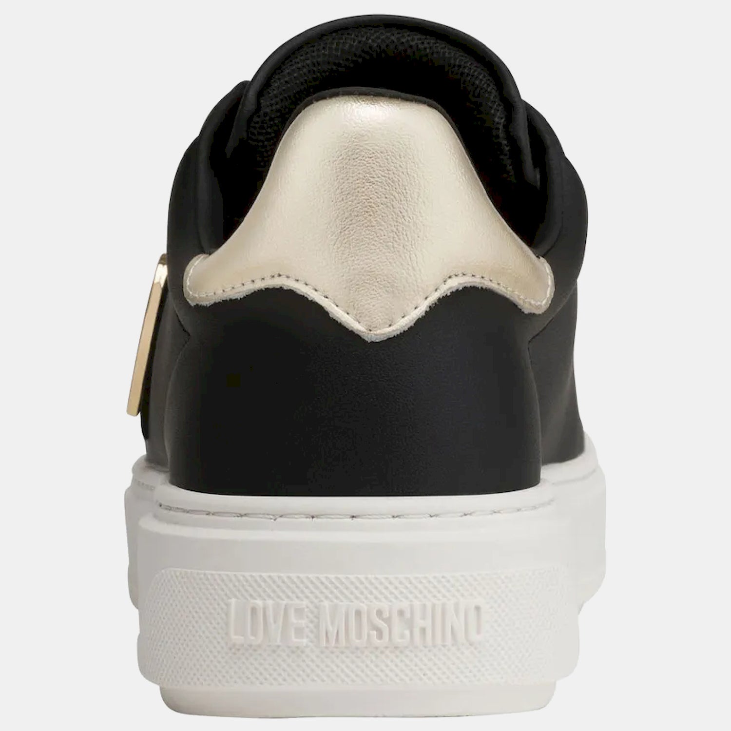 Moschino Sapatilhas Sneakers Shoes Ja15384 Blk Platin Preto Platin_shot3