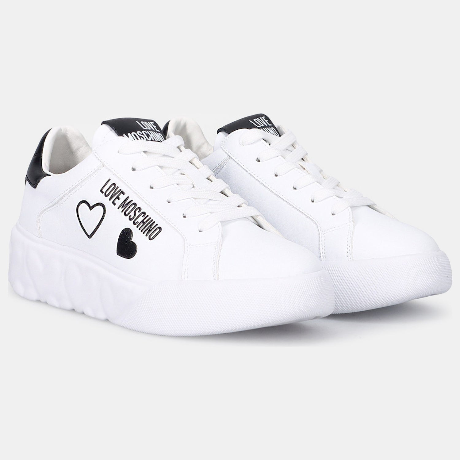 Moschino Sapatilhas Sneakers Shoes Ja15904 White Branco_shot1