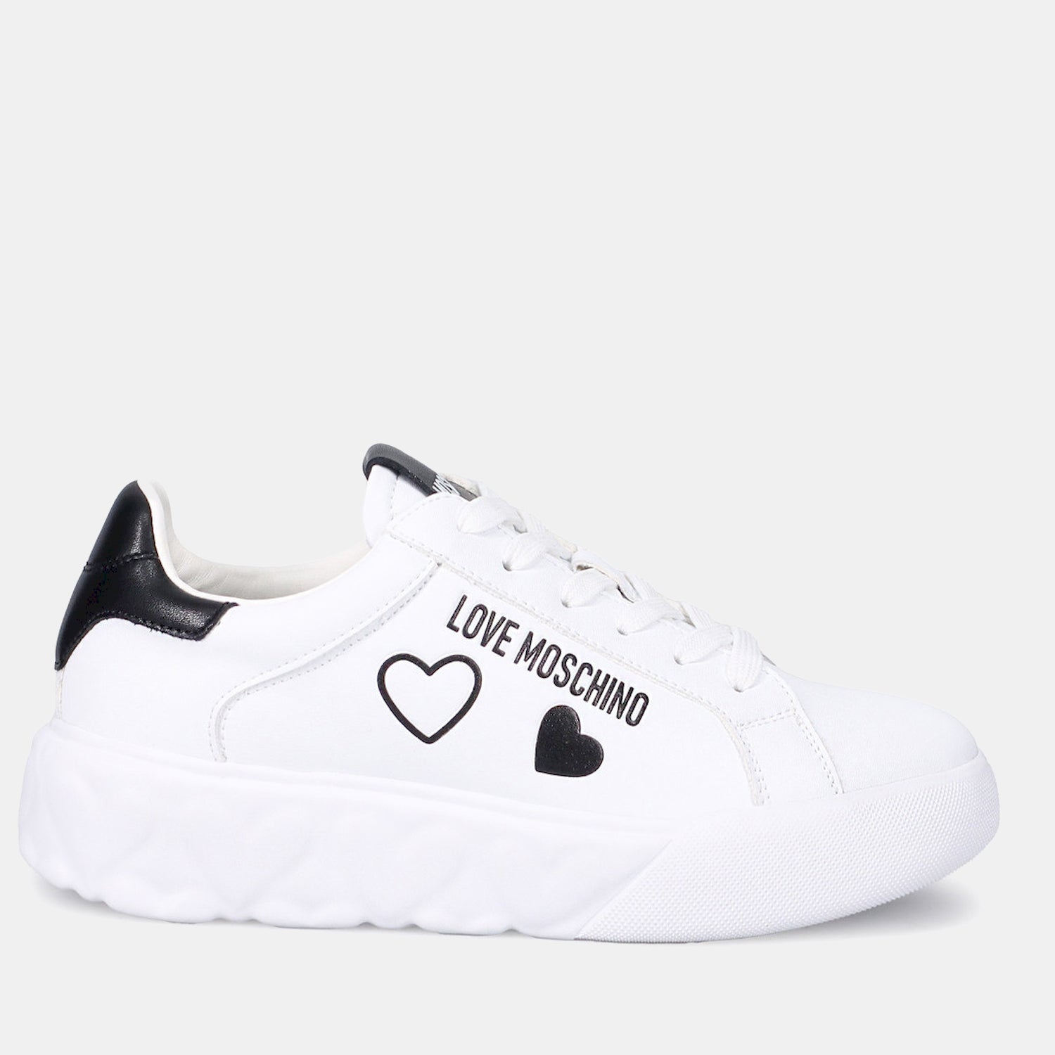 Moschino Sapatilhas Sneakers Shoes Ja15904 White Branco_shot5