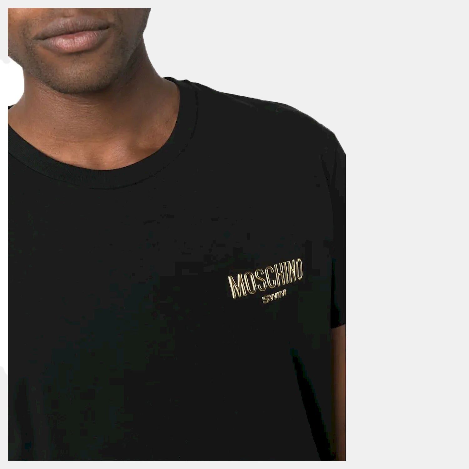 Moschino T Shirt A0716 9411 Black Preto_shot3
