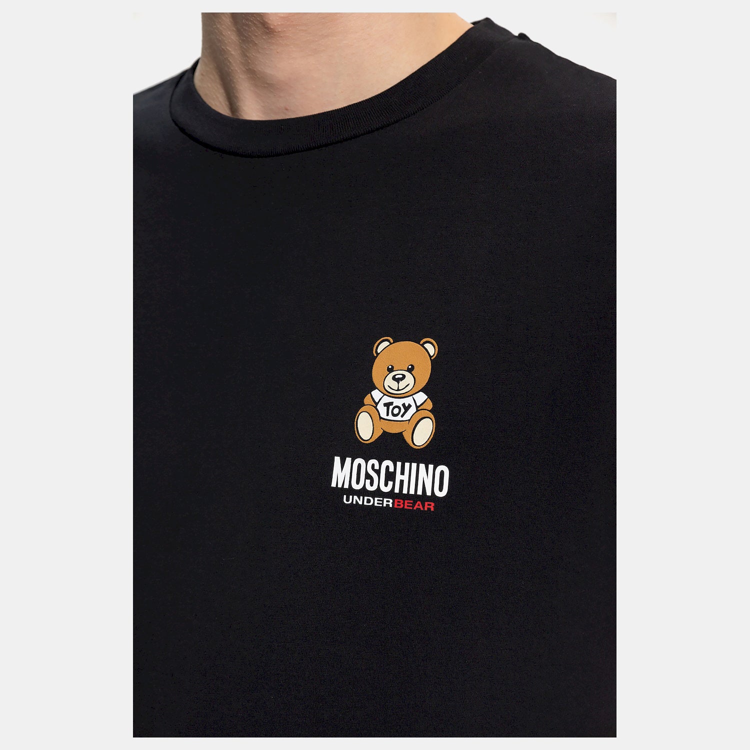 Moschino T Shirt A0784 4410 Black Preto_shot4