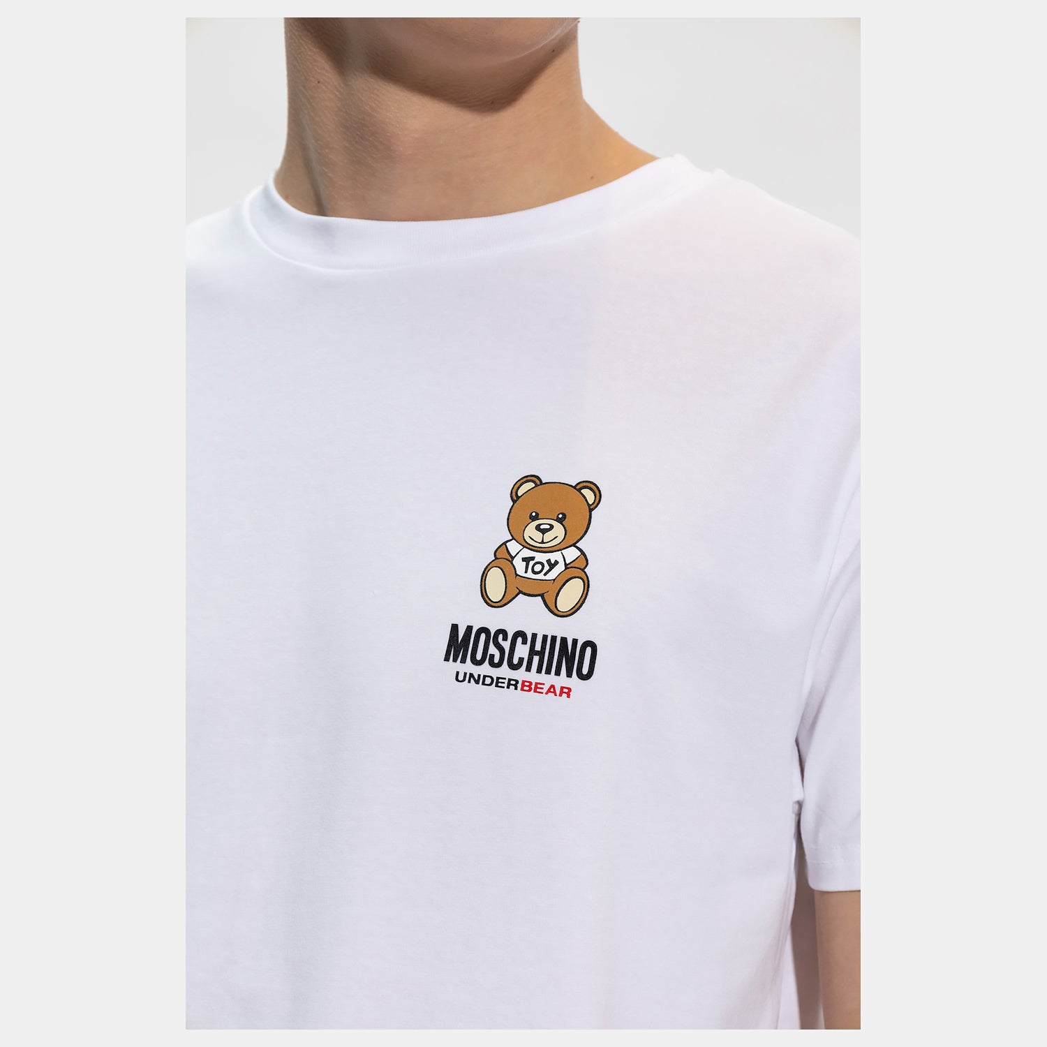 Moschino T Shirt A0784 4410 White Branco_shot4