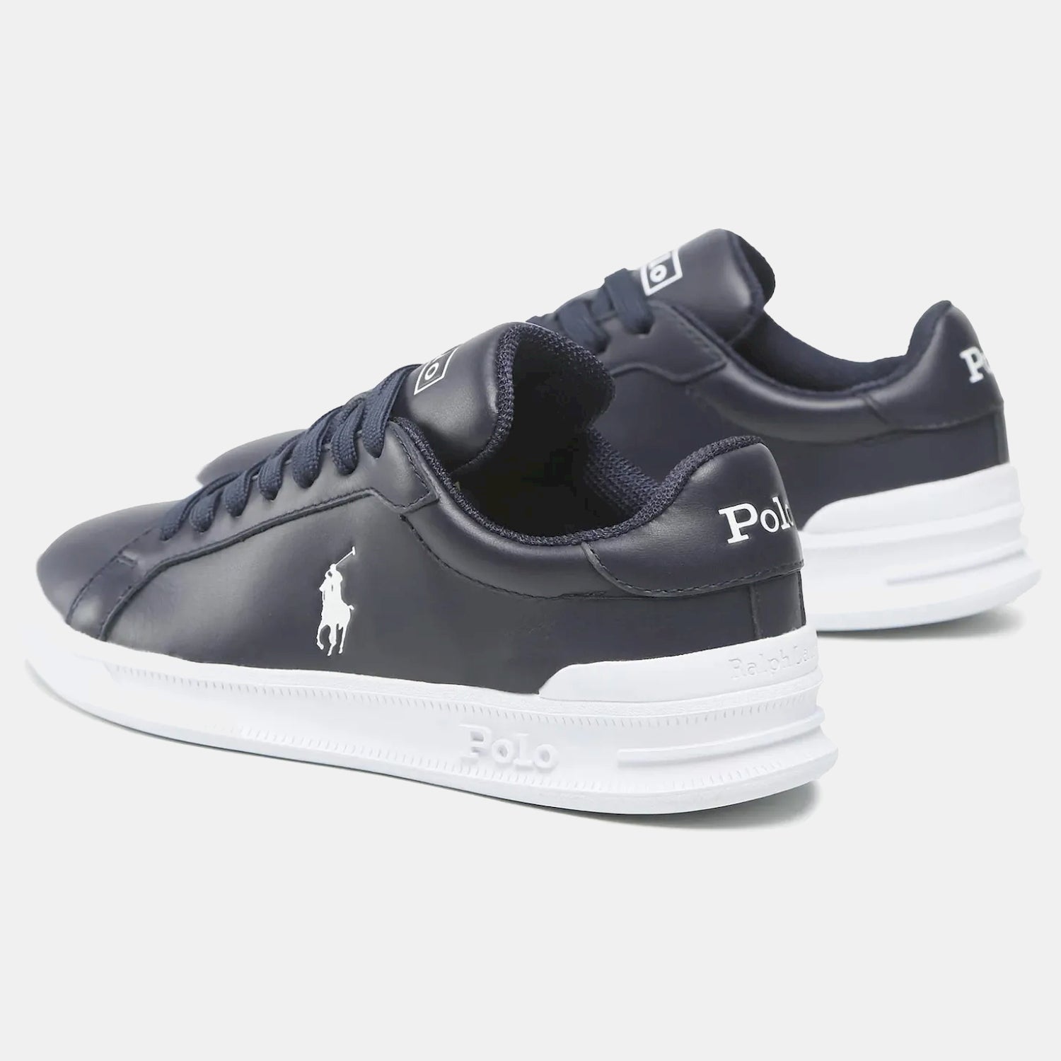 Ralph Lauren Sapatilhas Sneakers Shoes Hrtctii Sk Ath Navy White Navy Branco_shot2