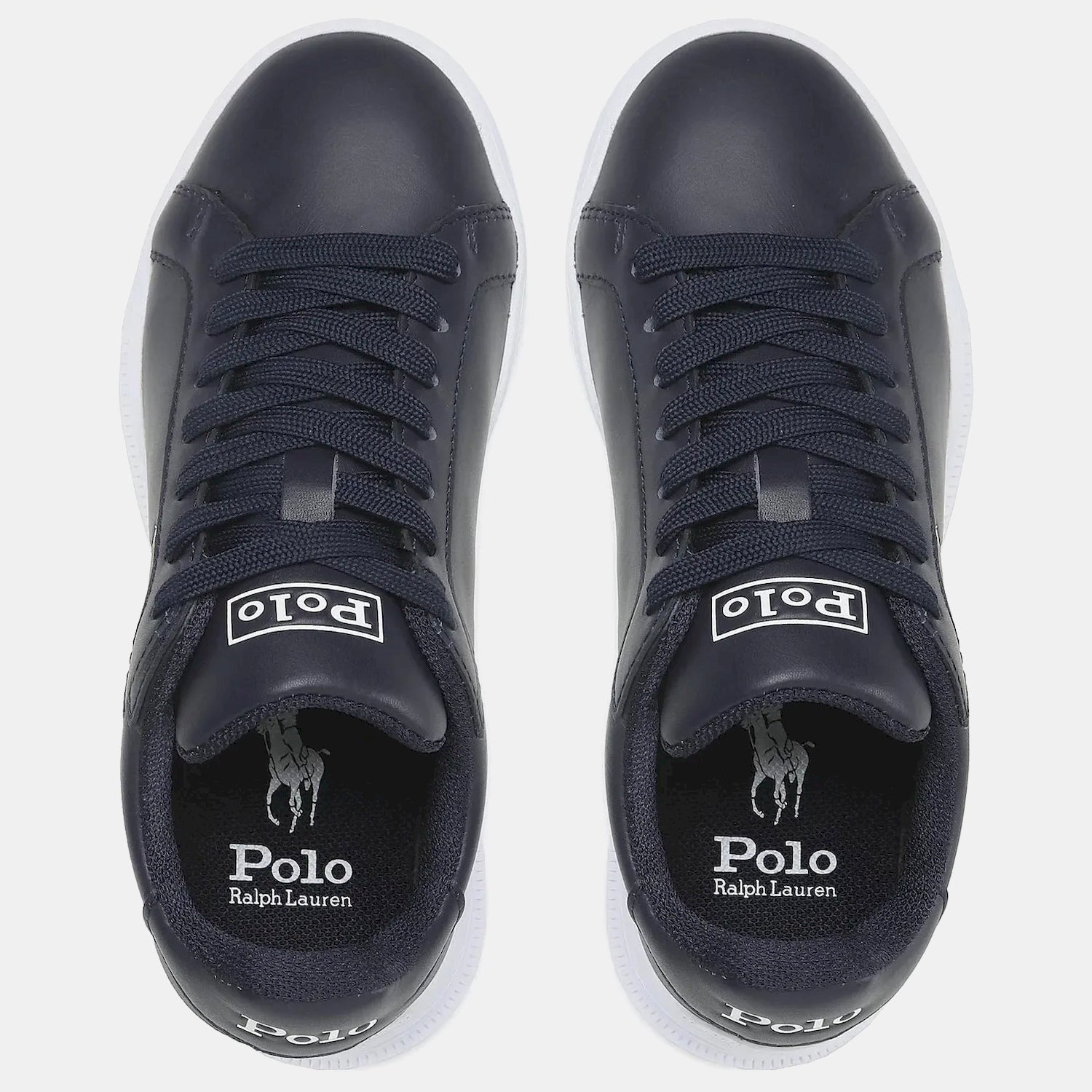 Ralph Lauren Sapatilhas Sneakers Shoes Hrtctii Sk Ath Navy White Navy Branco_shot4