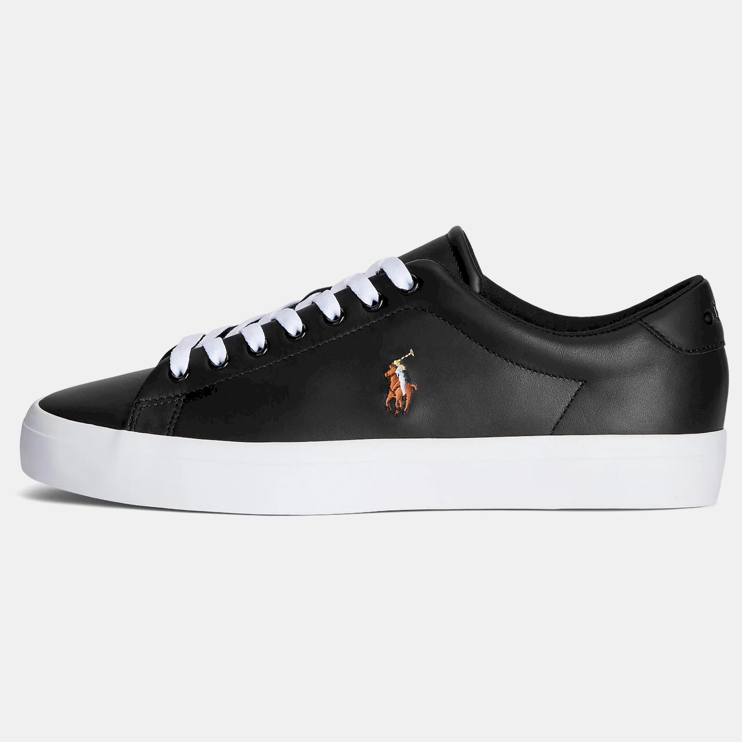 Ralph Lauren Sapatilhas Sneakers Shoes Longwood Leath Black Preto_shot4