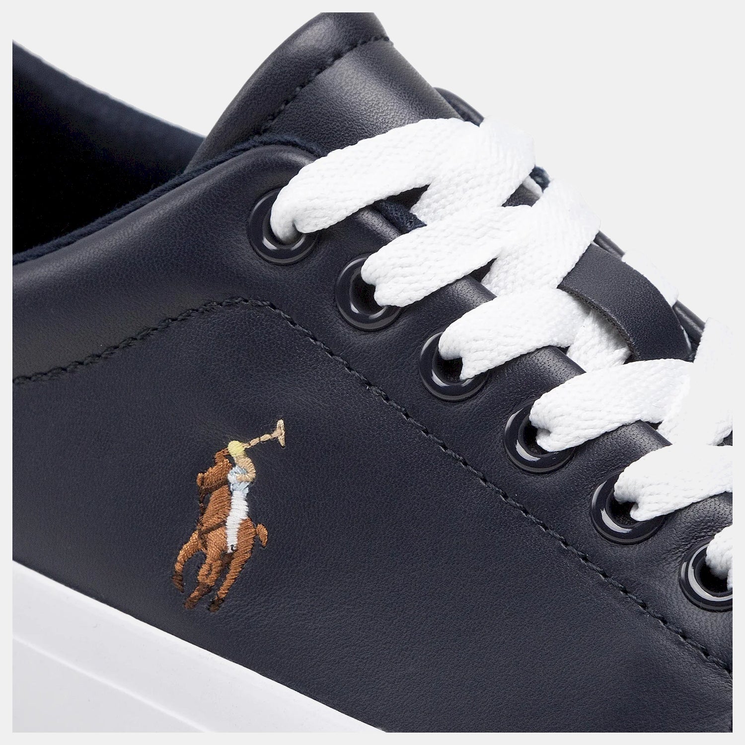 Ralph Lauren Sapatilhas Sneakers Shoes Longwood Leath Navy Navy_shot5