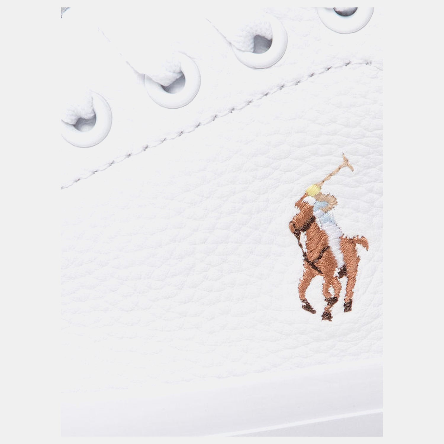 Ralph Lauren Sapatilhas Sneakers Shoes Longwood Sk Vl Whi Camel Branco Camel_shot1