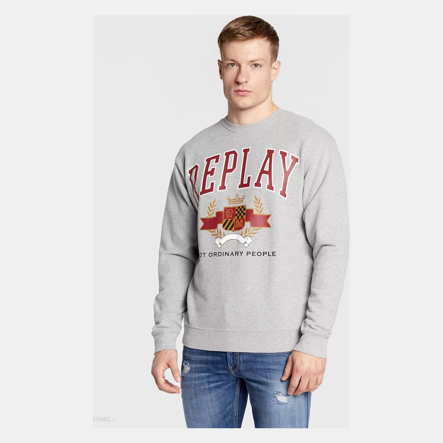 Replay Camisola Sweat M6271 Offwhite Branco_shot2