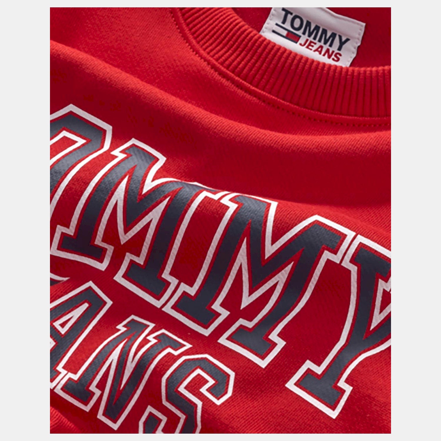 Tommy Jeans Camisola Sweat Dm0dm16366 Red Vermelho_shot2