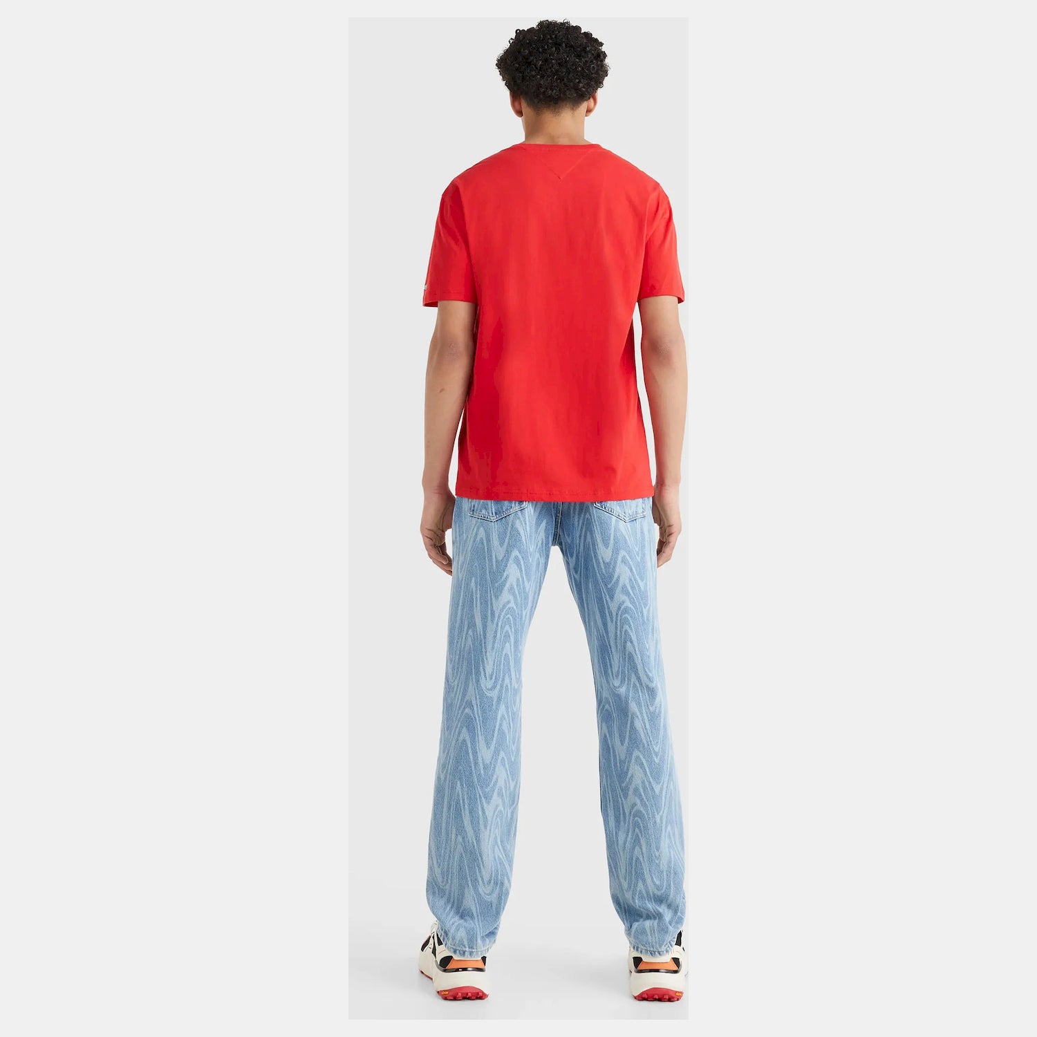 Tommy Jeans T Shirt Dm0dm16236 Red Vermelho_shot1