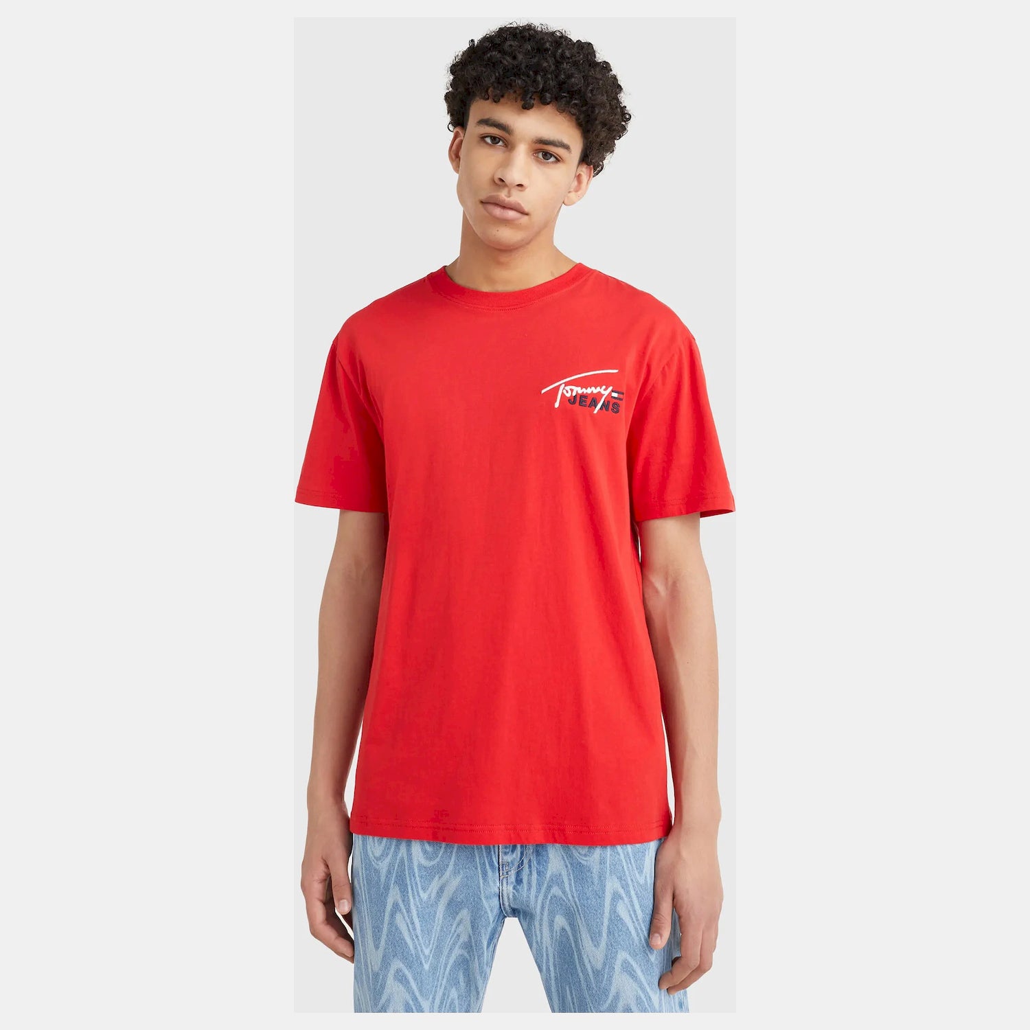 Tommy Jeans T Shirt Dm0dm16236 Red Vermelho_shot3