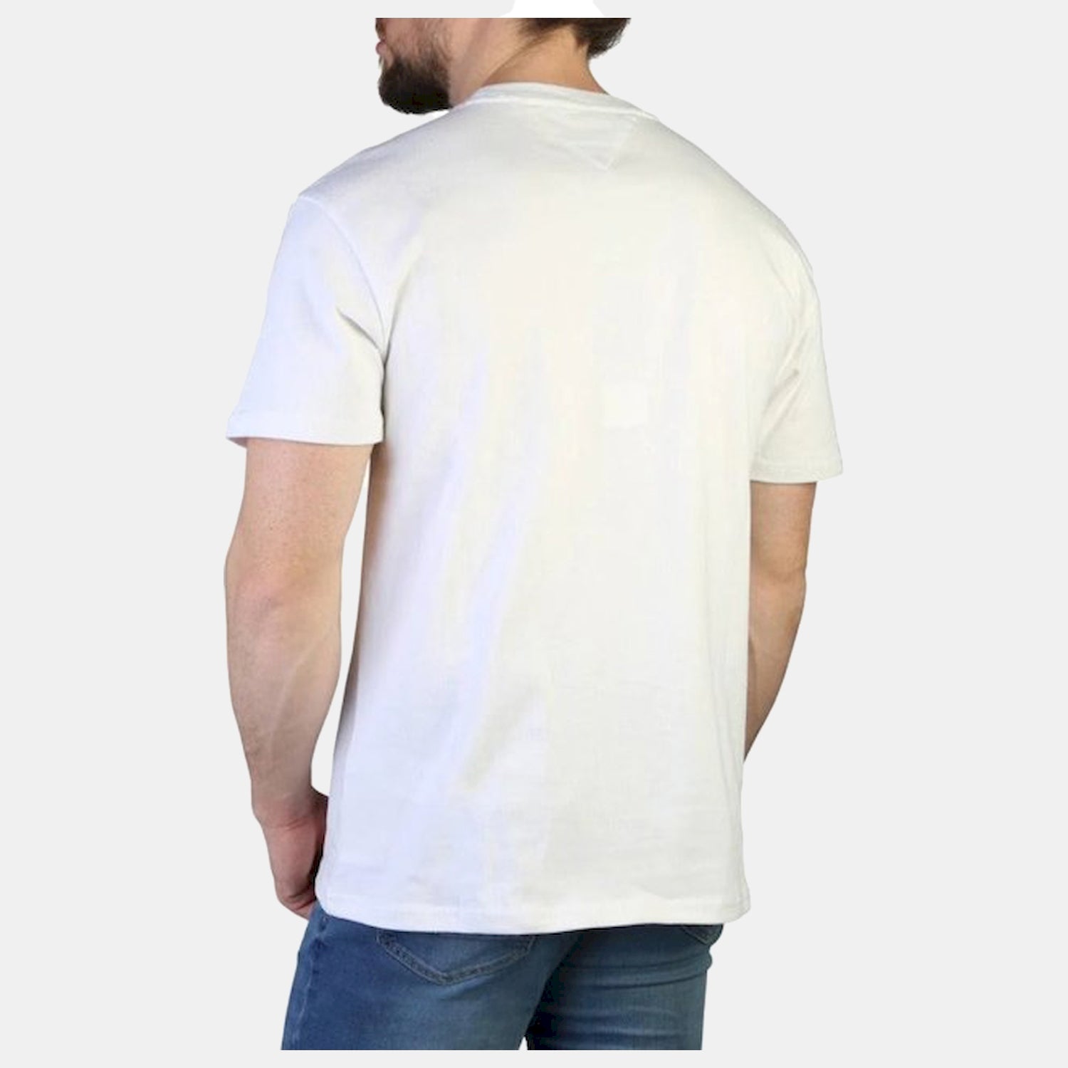 Tommy Jeans T Shirt Dm0dm16320 White Branco_shot2